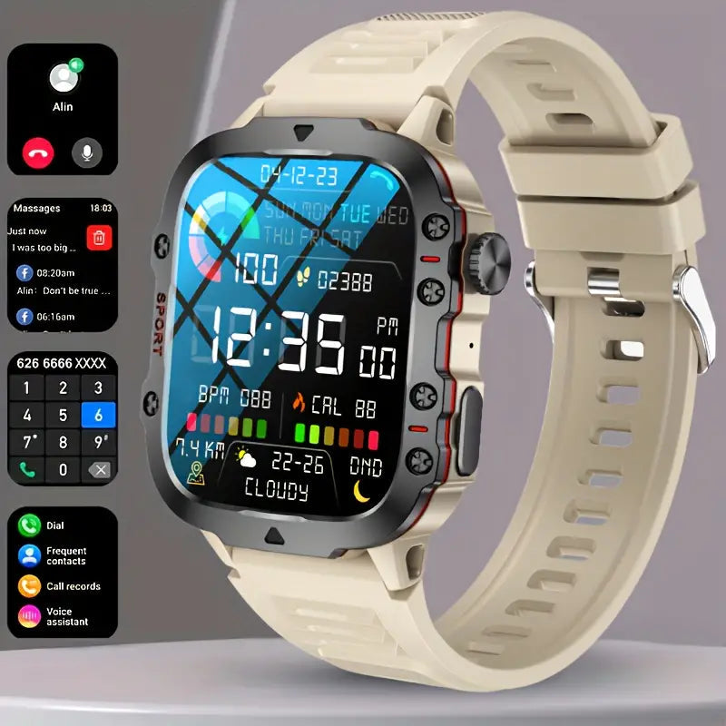 Fitnesshorloge - Stappenteller Slaaptracker Hartslagmonitor Smartwatch-Boetiek Moda