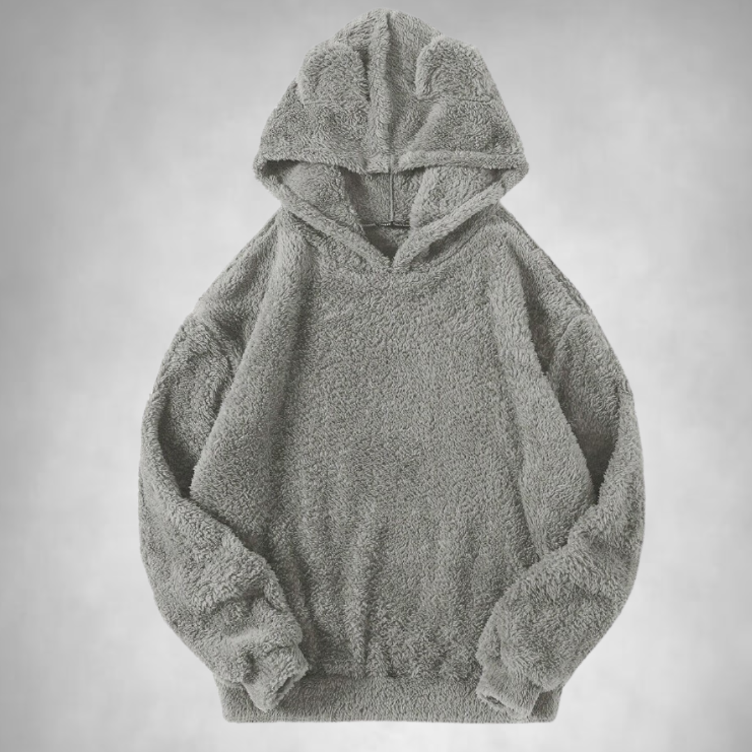 Fleece Hoodie - Berenoor - Warm - Pullover Hoodie - Dames Hoodie-Boetiek Moda