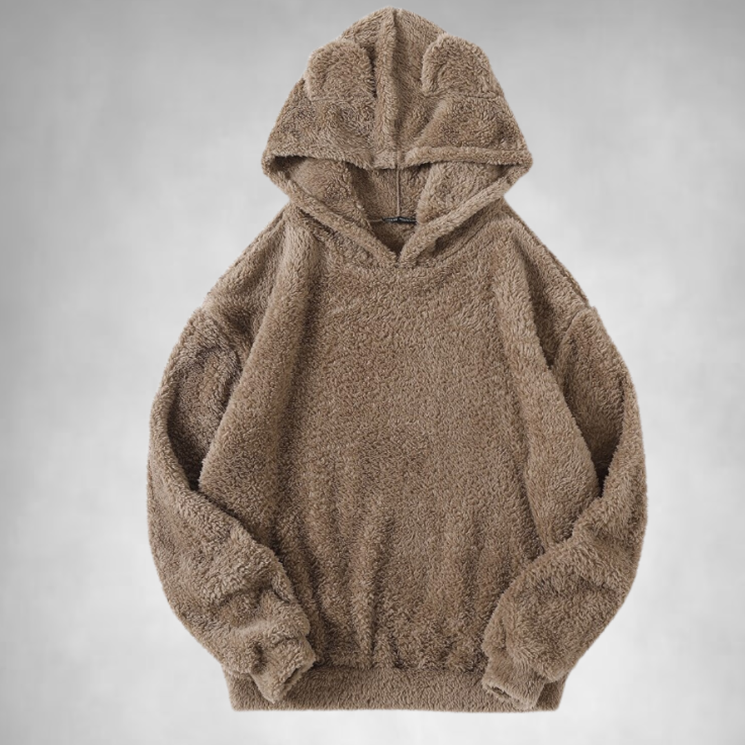 Fleece Hoodie - Berenoor - Warm - Pullover Hoodie - Dames Hoodie-Boetiek Moda