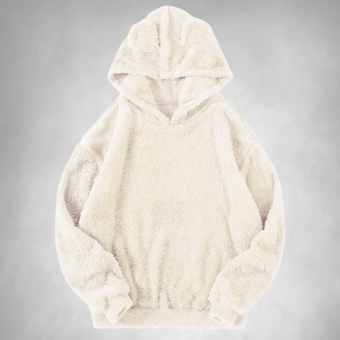 Fleece Hoodie - Berenoor - Warm - Pullover Hoodie - Dames Hoodie-Boetiek Moda