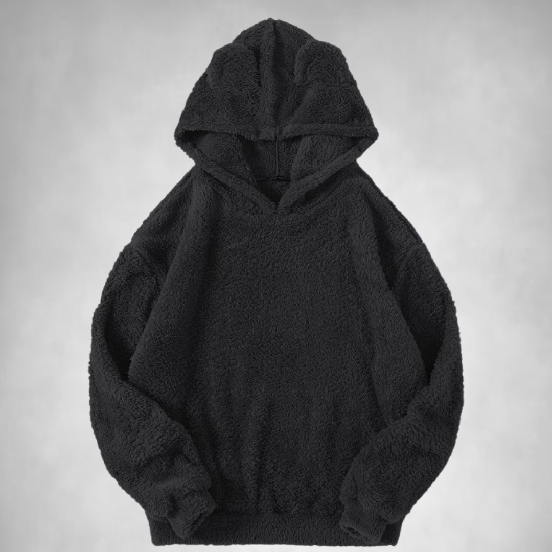 Fleece Hoodie - Berenoor - Warm - Pullover Hoodie - Dames Hoodie-Boetiek Moda