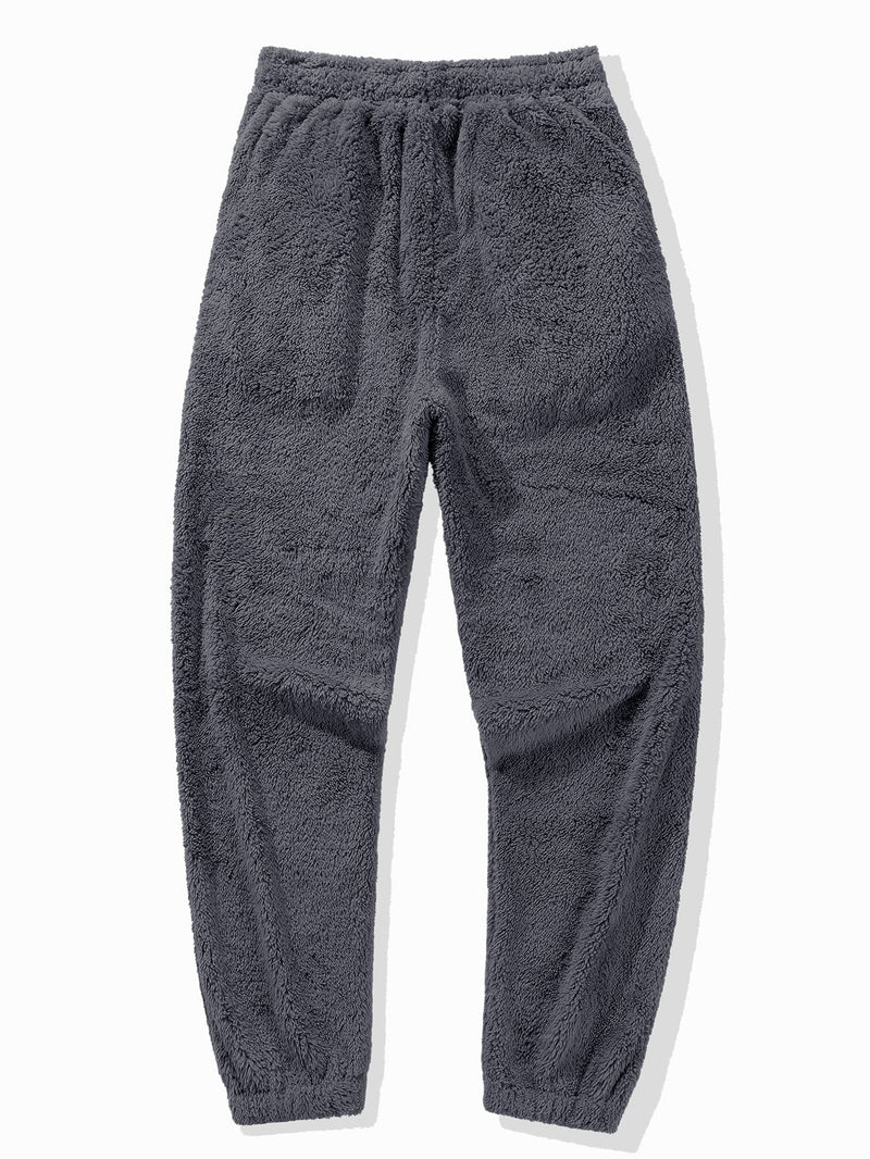 Fleece Loungewear - Comfy - Fluffy - Hoodie en Sweatbroek Set - Tweedelige Set-Boetiek Moda