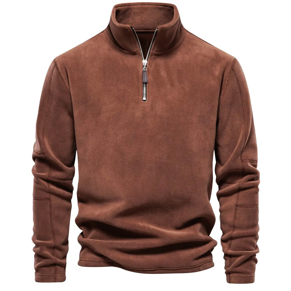 Fleece Pullover | Half-Zip | Warm | Quarter-Zip Fleece | Herenfleece-Boetiek Moda