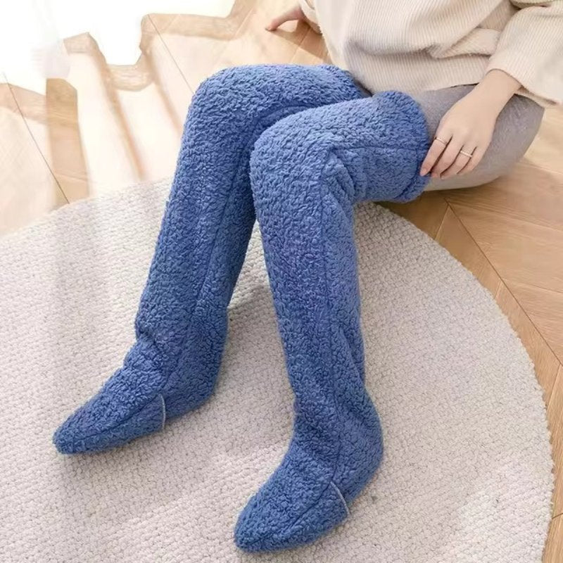 Fleece Sokken - Comfortabel - Over Knie - Kniekousen - Wintersokken voor Vrouwen-Boetiek Moda