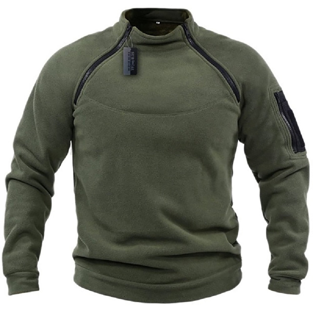 Fleece Trui | Half Rits | Outdoor | Tactische Fleece | Herenkleding-Boetiek Moda