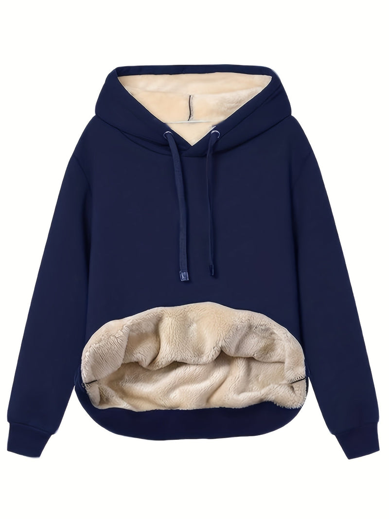 Fleece trui | Warm | Winter | Pullover Trui | Oversized Hoodie-Boetiek Moda