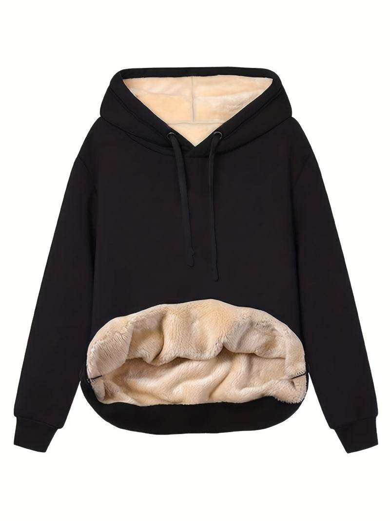 Fleece trui | Warm | Winter | Pullover Trui | Oversized Hoodie-Boetiek Moda