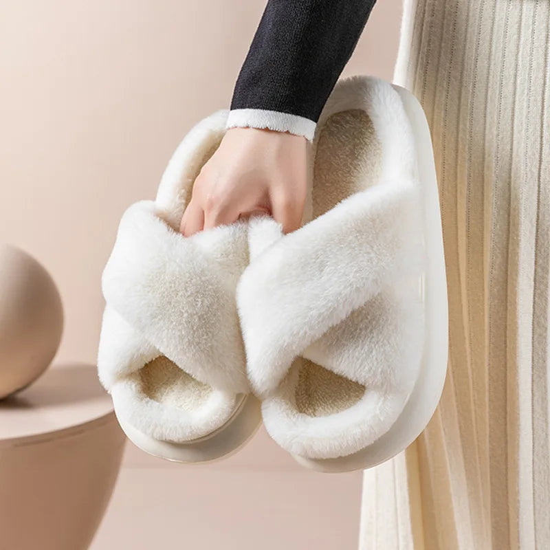 Fluffy pantoffels | Warm | Binnen | Wintersloffen | Huissloffen-Boetiek Moda