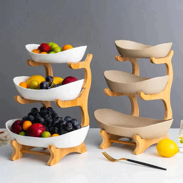 FruitStack | Creatieve fruitschaal 3 lagen-Boetiek Moda