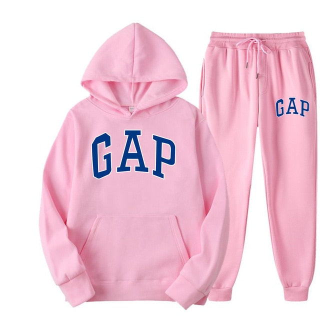 GAP joggingpak | Modern comfortabel dames trainingspak met tekst-Boetiek Moda