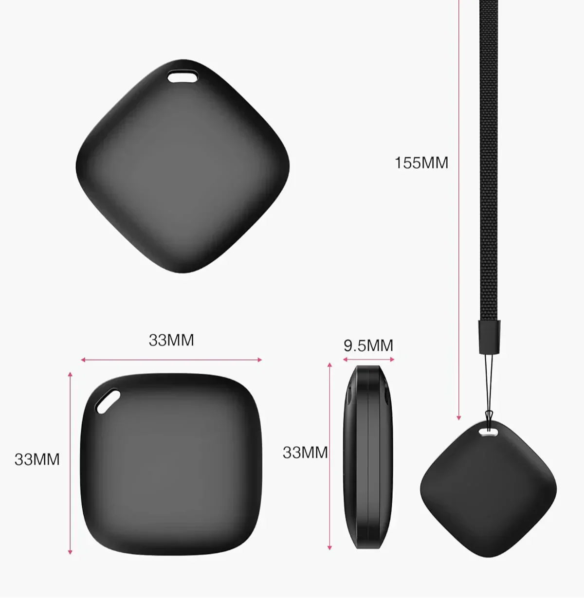 GPS-tracker | Klein | Live GPS-tracker | GPS-tracker voor sleutels | Huisdierentracker-Boetiek Moda