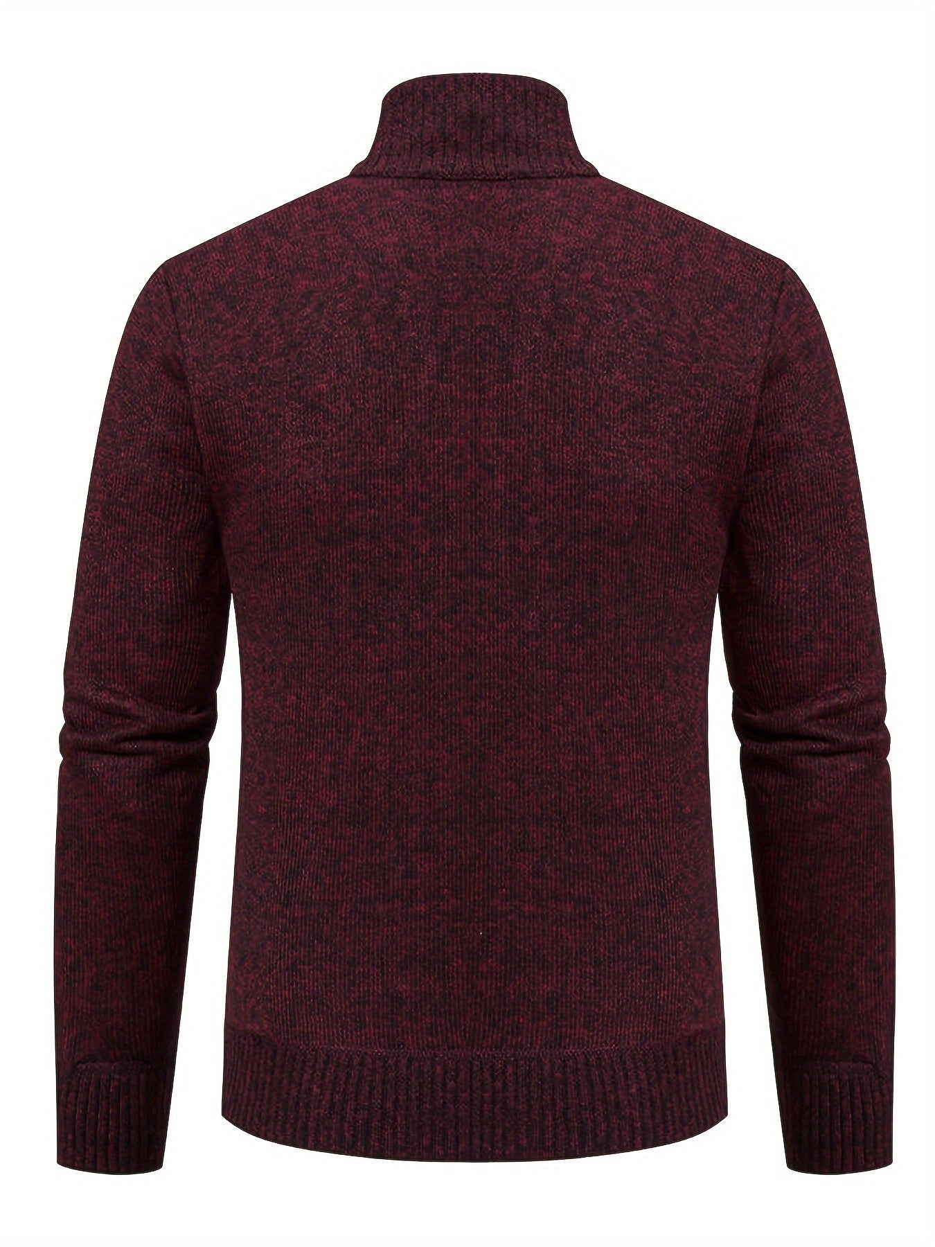 Gebreid Vest | Warm | Hoge Hals | Rits Vest | Heren Vest-Boetiek Moda