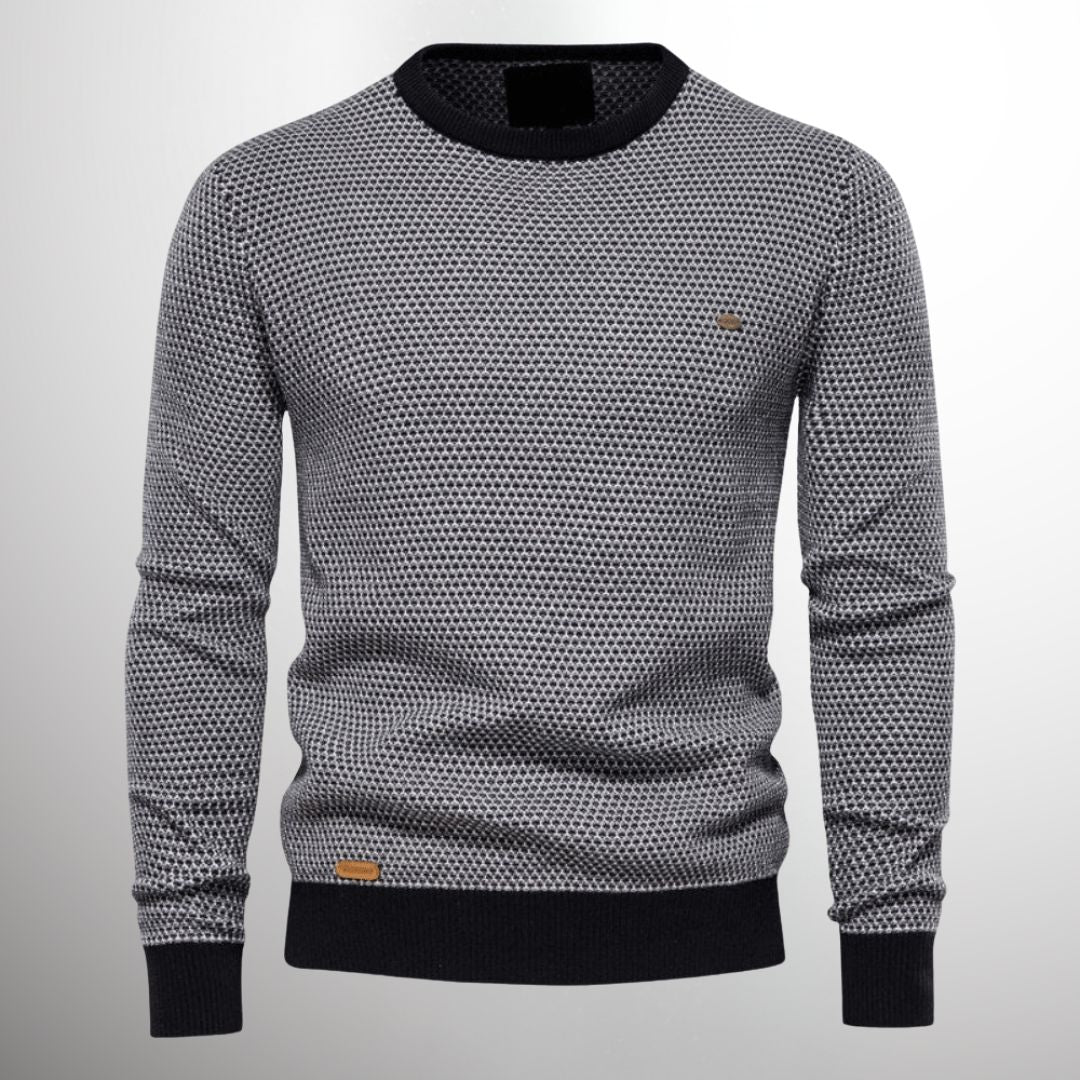 Gebreide Trui | Ronde hals | Normale pasvorm | Pullover trui | Heren trui-Boetiek Moda