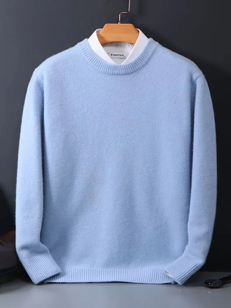 Gebreide Trui - Ronde hals - Winter - Gebreide pullover - Gebreide kleding voor heren-Boetiek Moda