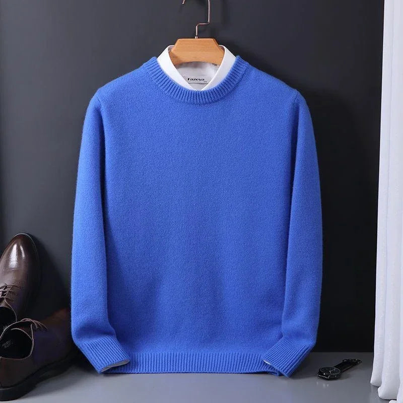 Gebreide Trui - Ronde hals - Winter - Gebreide pullover - Gebreide kleding voor heren-Boetiek Moda
