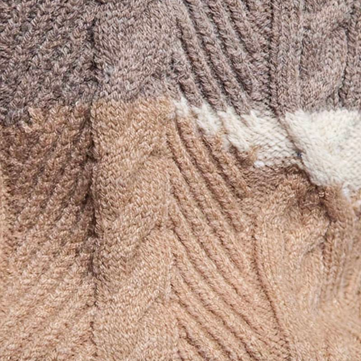 Gebreide trui | Ronde hals | Vlechtpatroon | Trui | Heren trui-Boetiek Moda