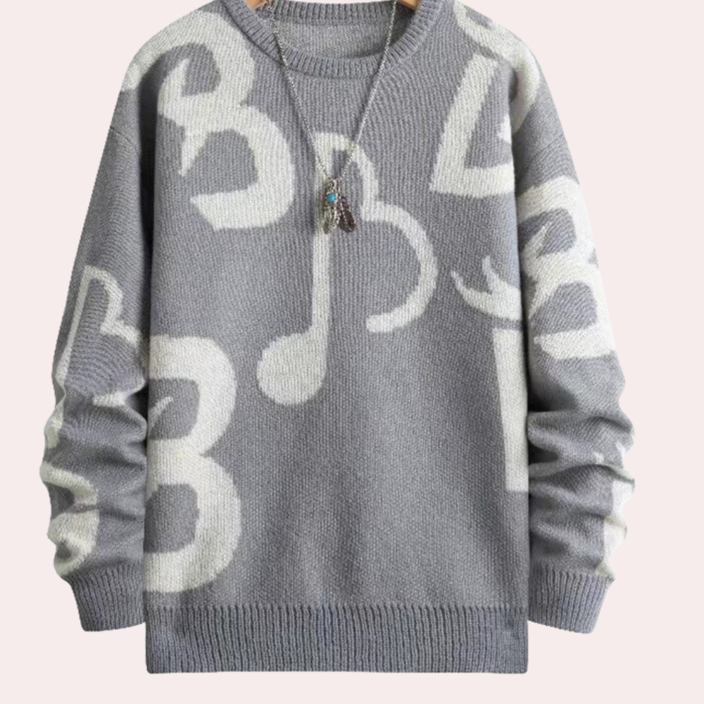 Gebreide trui - Ronde hals - Warm - Heren Trui - Heren Winterkleding-Boetiek Moda