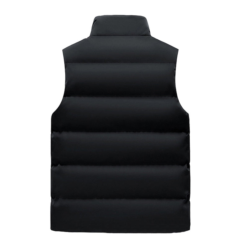 Gewatteerd vest - Met fleece gevoerd - Ritssluiting - Gewatteerd vest. Herenvest - Bovenkleding-Boetiek Moda