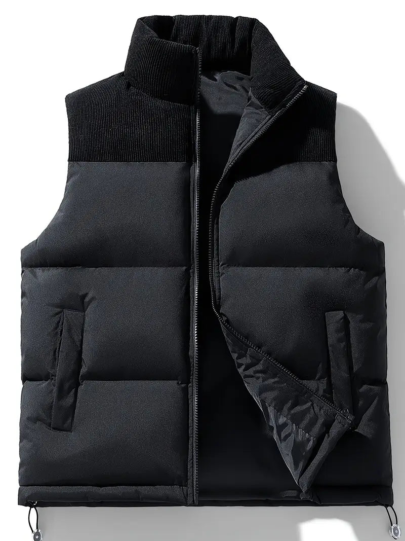 Gewatteerd vest - Zip-Up - Bodywarmer - Puffer Vest - Herenvest-Boetiek Moda