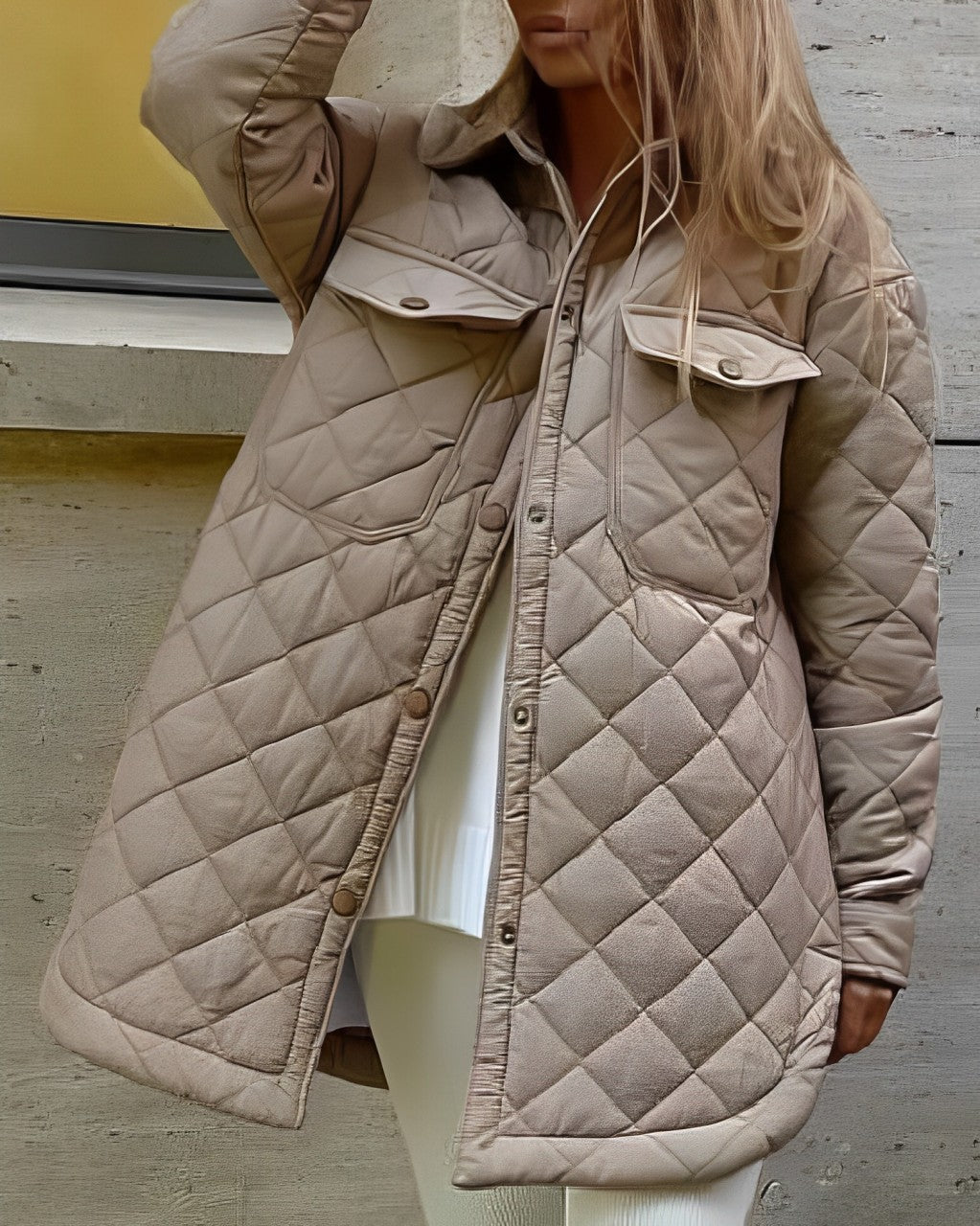 Gewatteerde jas | Riem | Lichtgewicht | Gewatteerde jas | Winterjas voor dames-Boetiek Moda