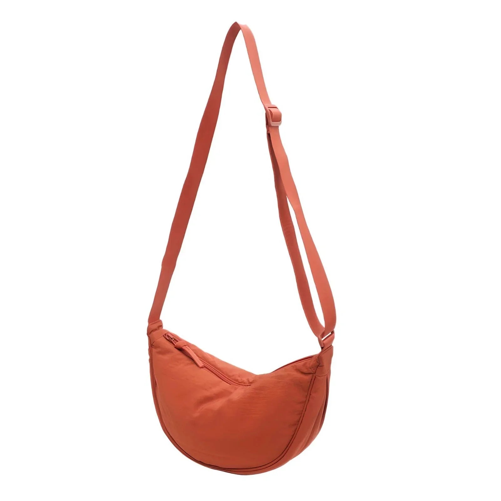 Halve Maan Tas - Ritssluiting - Crossbody Tas - Heuptas-Boetiek Moda
