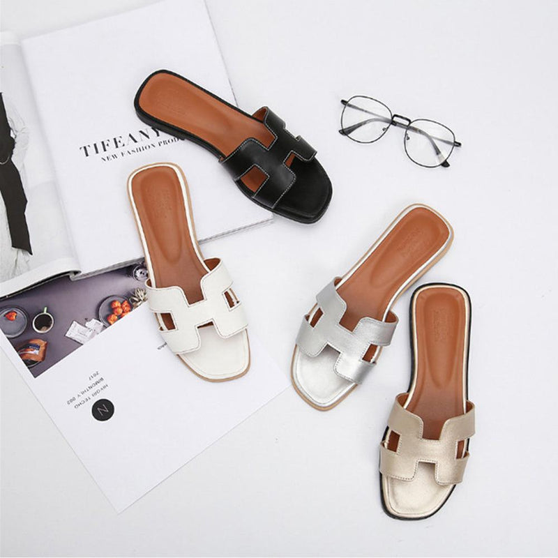 Hannah Sandalen | Chique Leren Sandalen voor Dames-Boetiek Moda