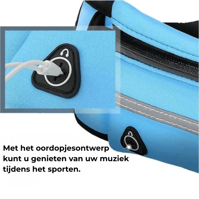 Hardloopriemtas | Verstelbaar | Heuptasje | Hardloopheuptas | Tassen voor hardlopen-Boetiek Moda