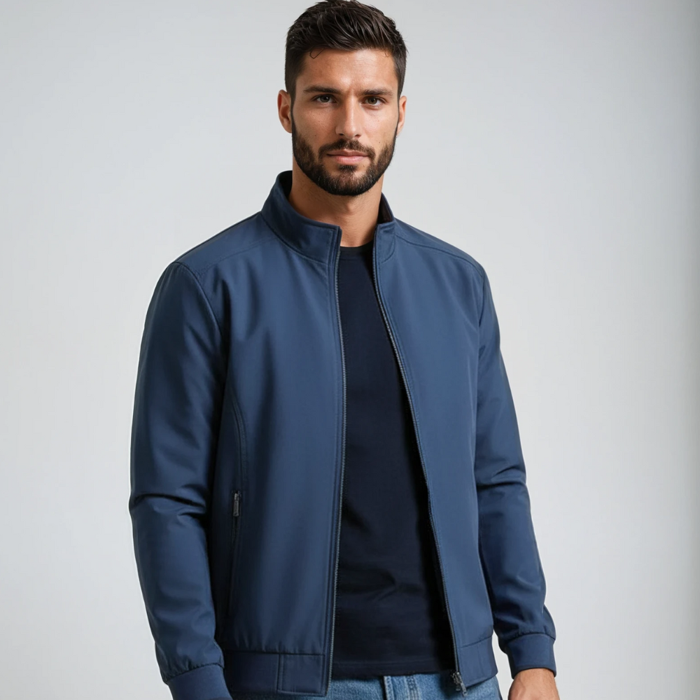 Harrington-jas | Met ritssluiting | Waterdicht | Winddichte jas | Herenjas-Boetiek Moda