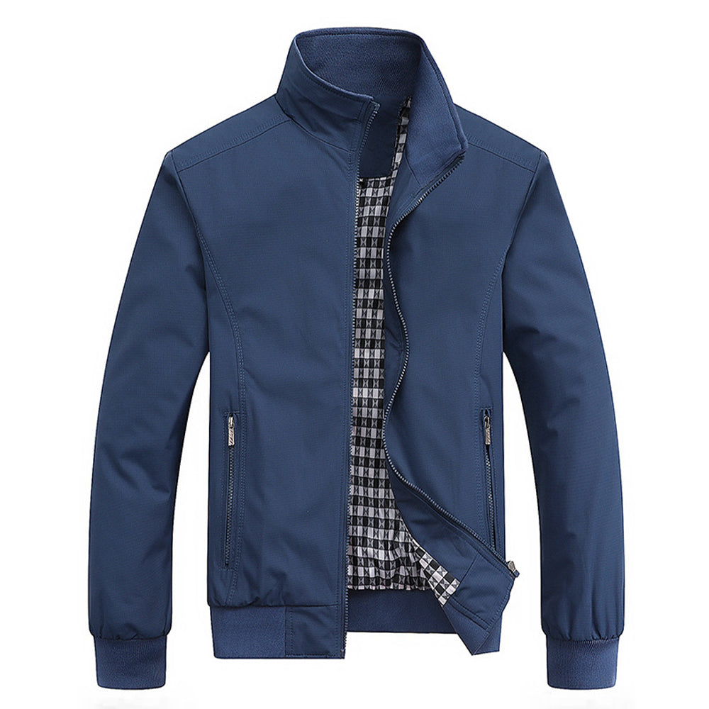Harrington-jas | Met ritssluiting | Waterdicht | Winddichte jas | Herenjas-Boetiek Moda