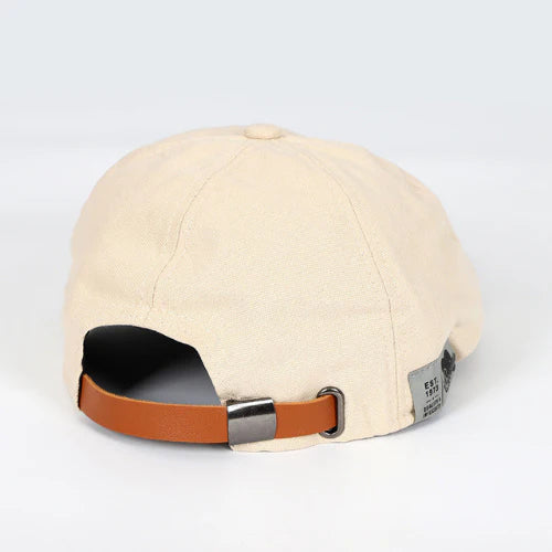 Heren Flat Cap - Verstelbare Canvas baret voor heren-Boetiek Moda