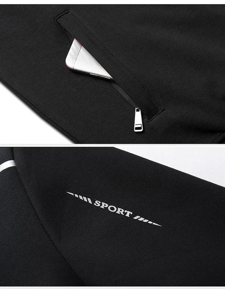 Heren Trainingspak - met rits - tweedelig - jas en joggingbroek - joggingpak-Boetiek Moda