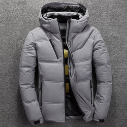 Heren Winterjas | Capuchon | Zip-Up | Gewatteerde Jas | Pufferjas-Boetiek Moda