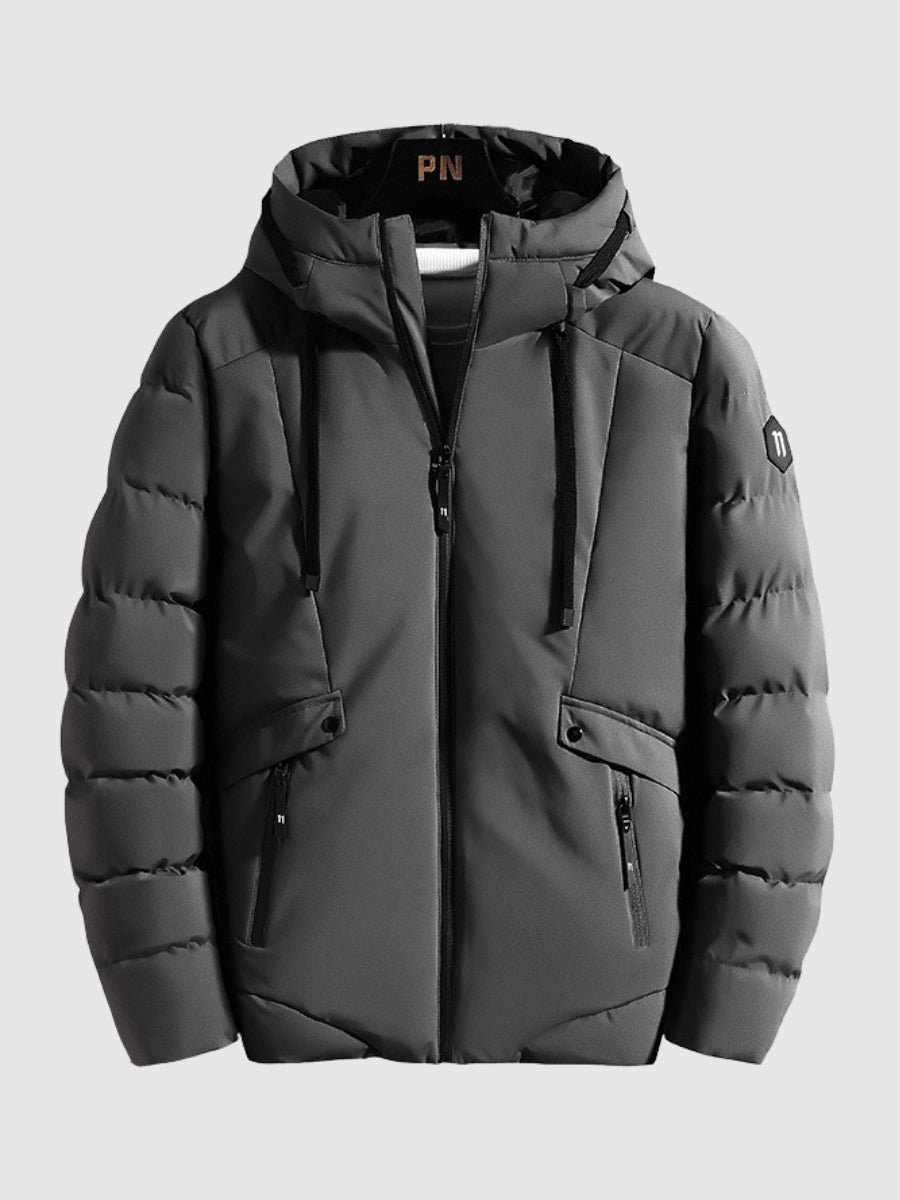 Heren winterjas - Gewatteerd - Capuchon - Pufferjas - Sneeuwjas-Boetiek Moda