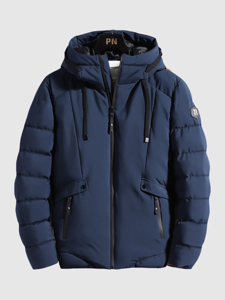 Heren winterjas - Gewatteerd - Capuchon - Pufferjas - Sneeuwjas-Boetiek Moda
