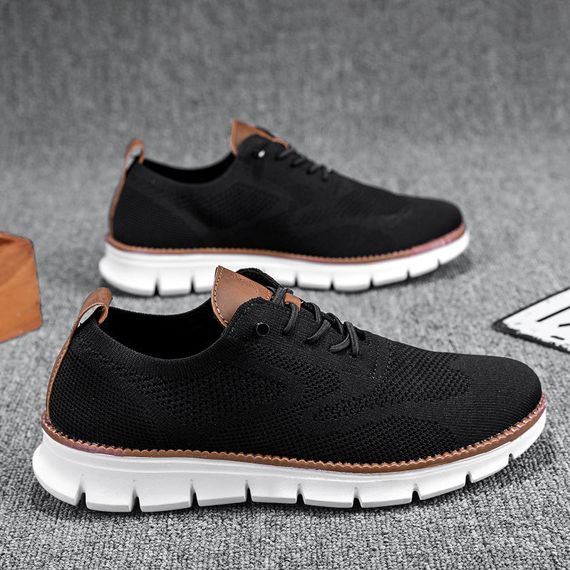 Herenschoenen - Mesh - Ademend - Wandelschoenen - Slip-On Schoenen-Boetiek Moda