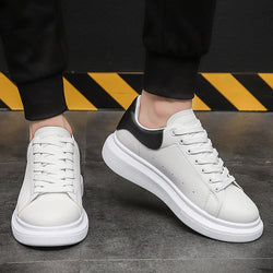 Herensneakers | Lace-Up | Everyday | Slip-On Sneakers | Witte Sneakers-Boetiek Moda