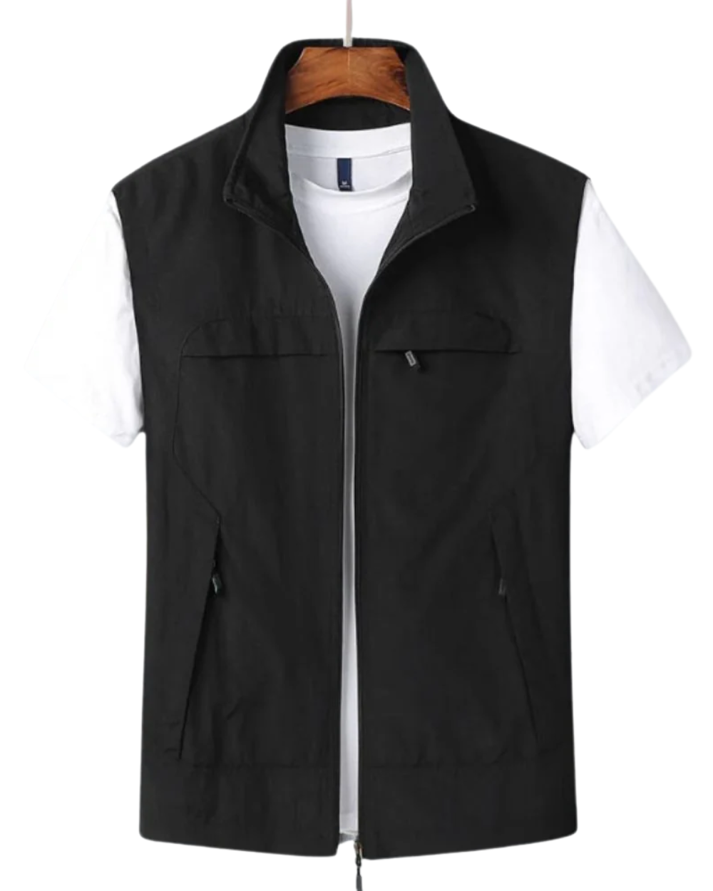 Herenvest - Zip-Up - Lichtgewicht - Mouwloos Vest - Herenvest-Boetiek Moda