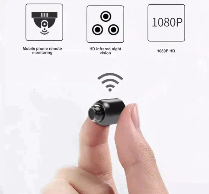 Home Beveiligingscamera - Klein - WiFi - Draadloze Beveiligingscamera - Bewakingscamera's voor in huis-Boetiek Moda