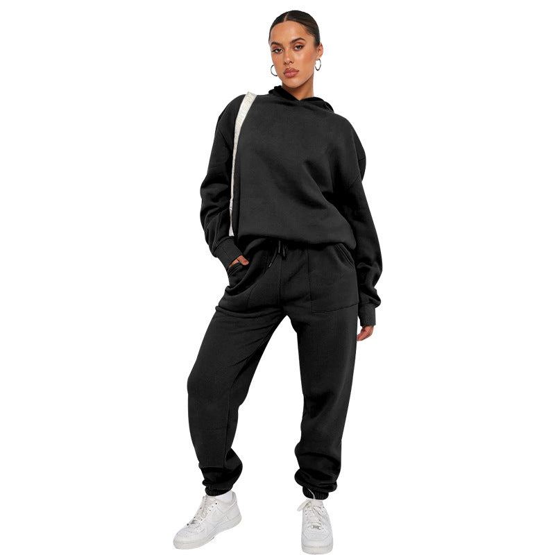 Hoodie en joggingbroek set - Met capuchon - Tweedelig - Jogging set - Dames trainingspak-Boetiek Moda