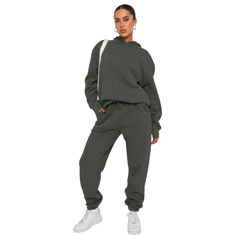 Hoodie en joggingbroek set - Met capuchon - Tweedelig - Jogging set - Dames trainingspak-Boetiek Moda