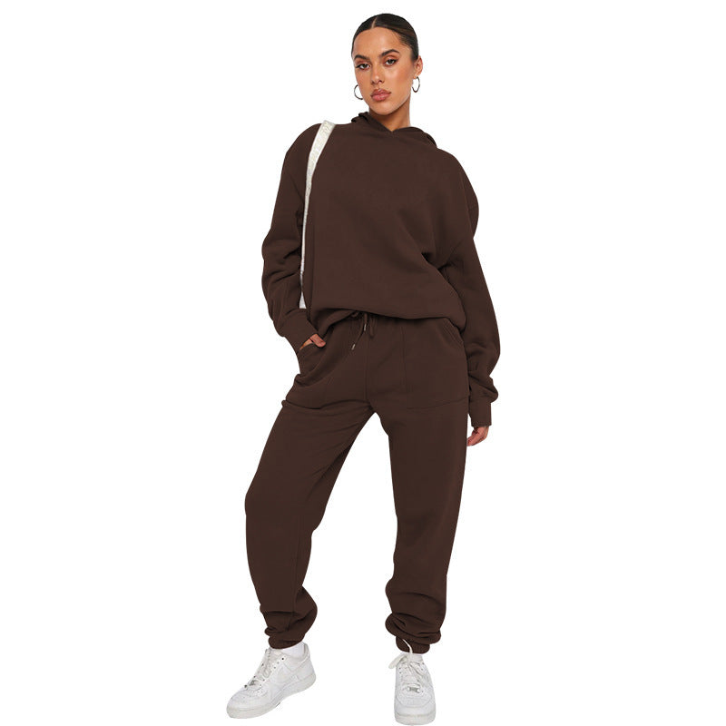 Hoodie en joggingbroek set - Met capuchon - Tweedelig - Jogging set - Dames trainingspak-Boetiek Moda