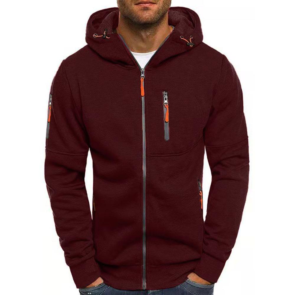 Hoodie met rits - Casual - Warm - Zip-Up Hoodie - Heren Hoodie-Boetiek Moda