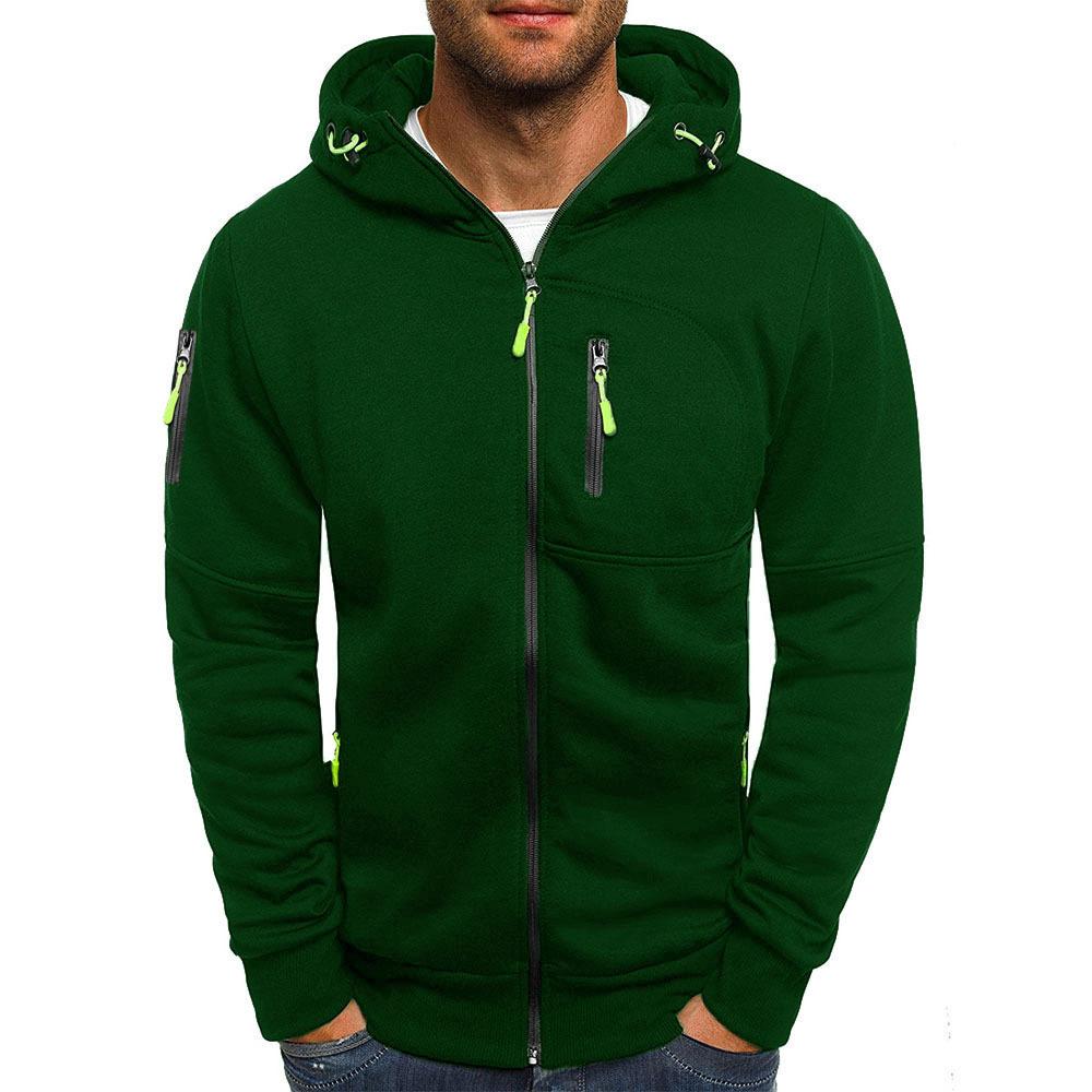 Hoodie met rits - Casual - Warm - Zip-Up Hoodie - Heren Hoodie-Boetiek Moda