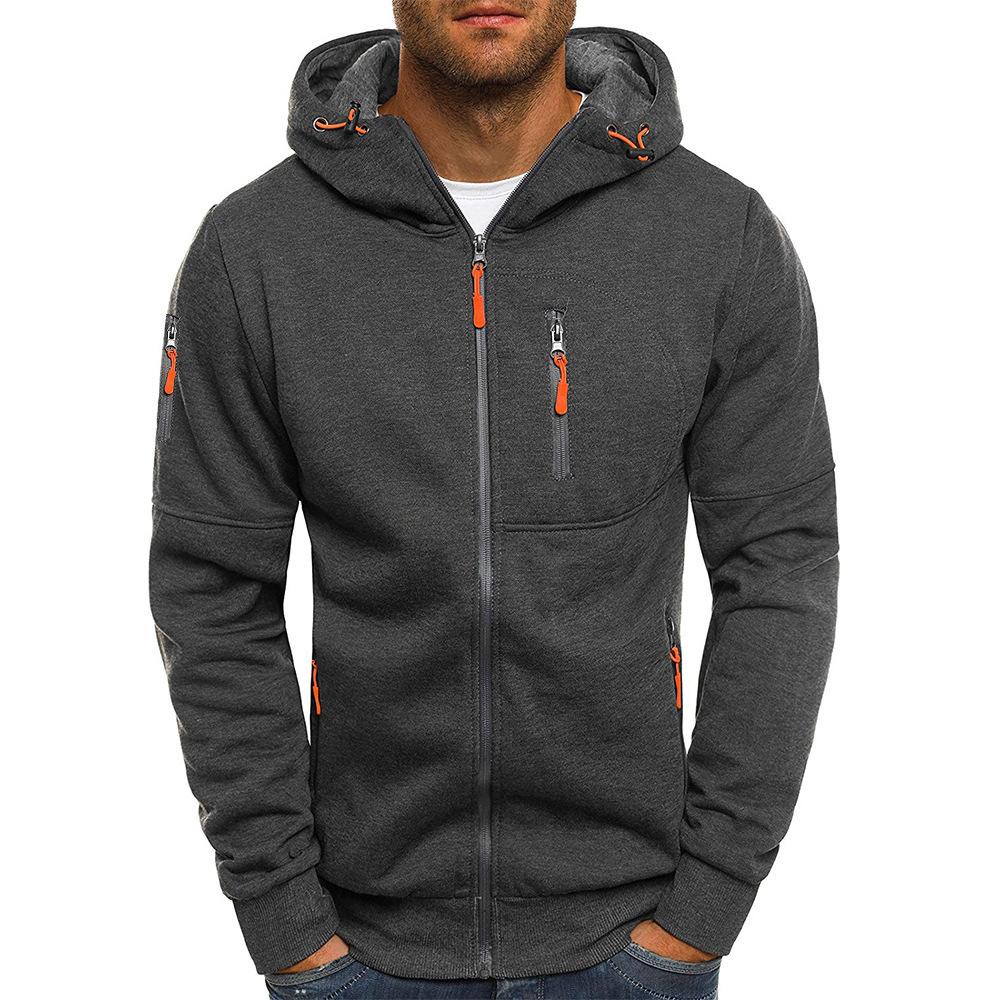 Hoodie met rits - Casual - Warm - Zip-Up Hoodie - Heren Hoodie-Boetiek Moda