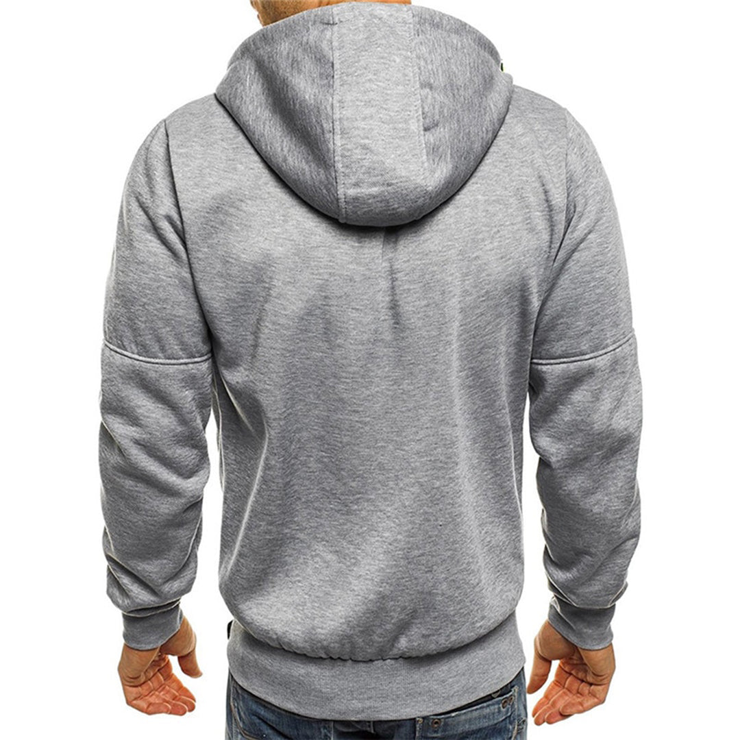 Hoodie met ritssluiting | Warm | Zakken | Hoodie met ritssluiting | Hoodie voor heren-Boetiek Moda