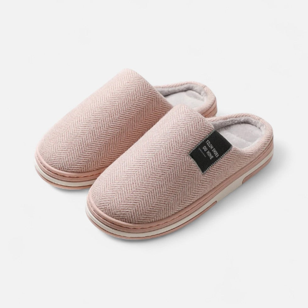 Huisslippers - Warme Tweed Indoor pantoffels voor heren in de winter-Boetiek Moda