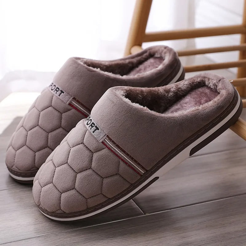 Huisslippers - Warme herenslippers voor de winter-Boetiek Moda