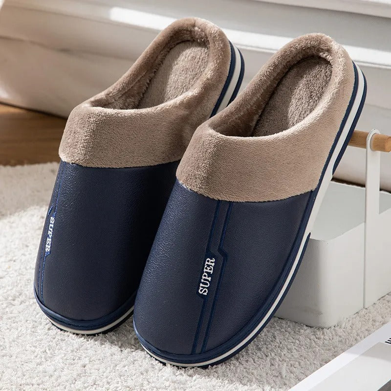 Huisslippers - Warme herenslippers voor de winter-Boetiek Moda