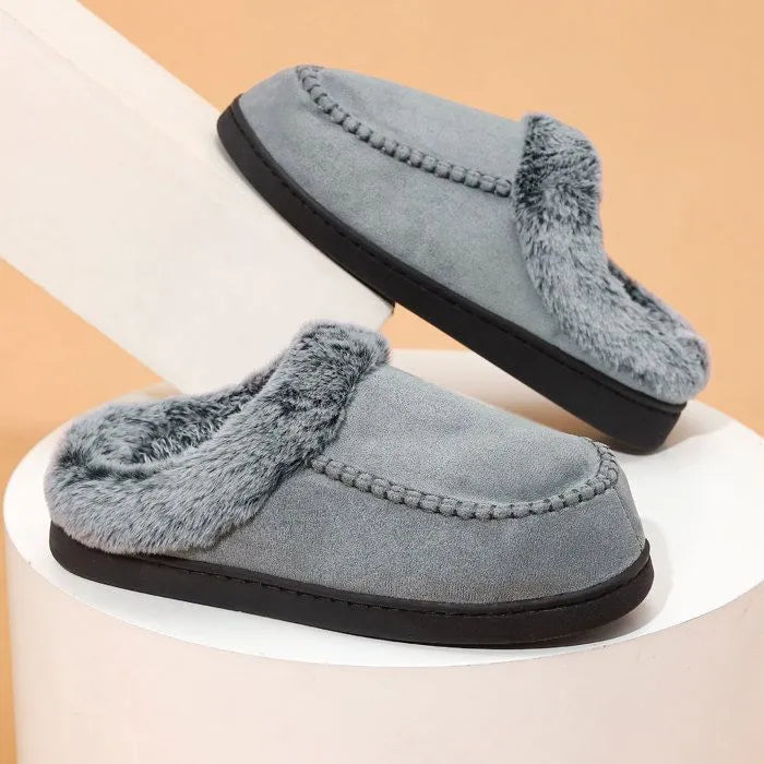 Huisslippers | Winter | Met fleece gevoerd | Binnenslippers | Herenslippers-Boetiek Moda