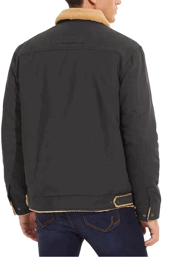 Jas met Sherpa - Waterdicht - Met fleece gevoerd - Winterjas - Herenjas-Boetiek Moda